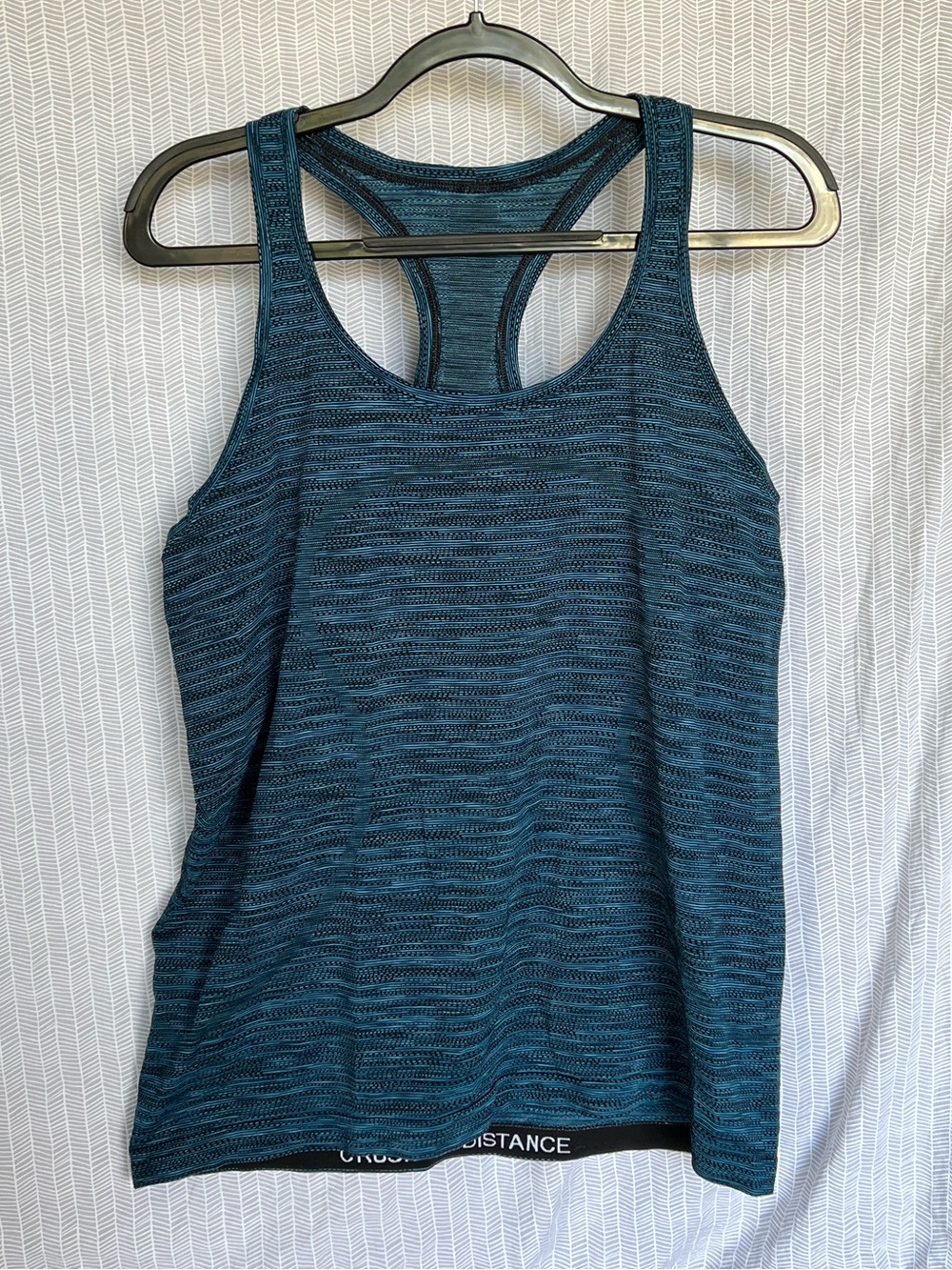 Lululemon 14 Racerback knit Tank - Teal Blue